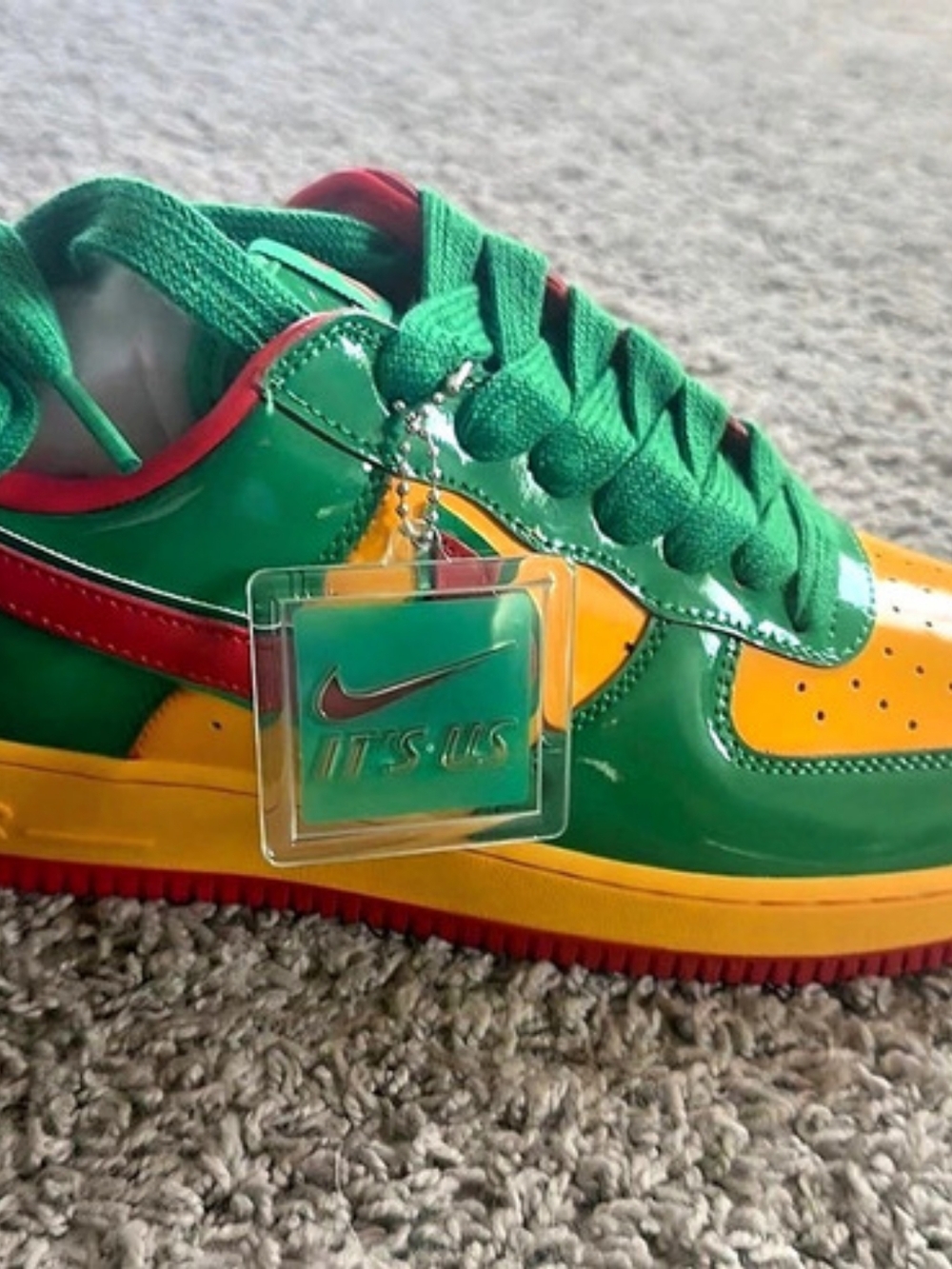 Nike Air Force 1 Color Block Sneakers US 9.5 NWT